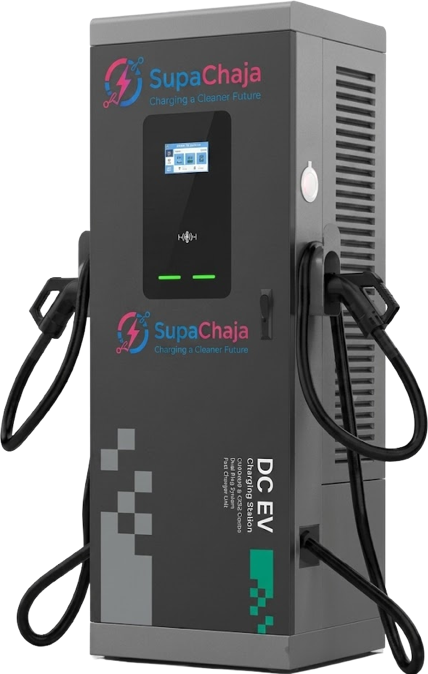 Dual gun DC fast charger
